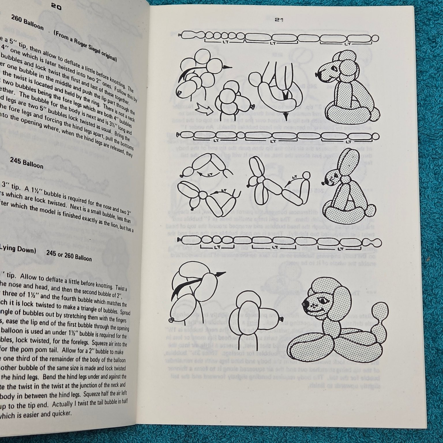 ALL WIND & TWISTS Doug Brearley 1977 Reprint Balloon Art Modelling Instructions