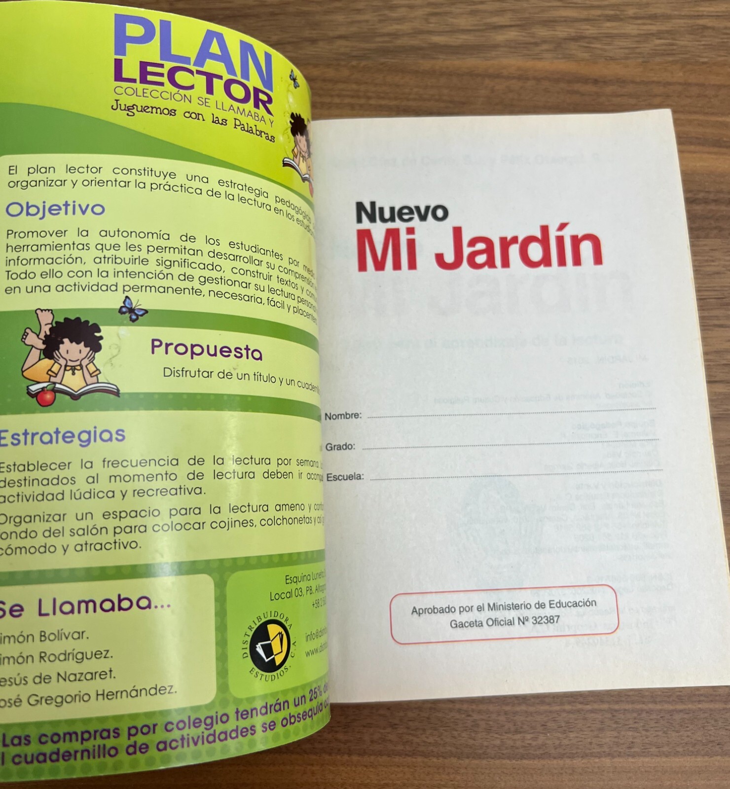 NUEVO MI JARDIN Instrumento valioso y eficaz para aprender LEER 