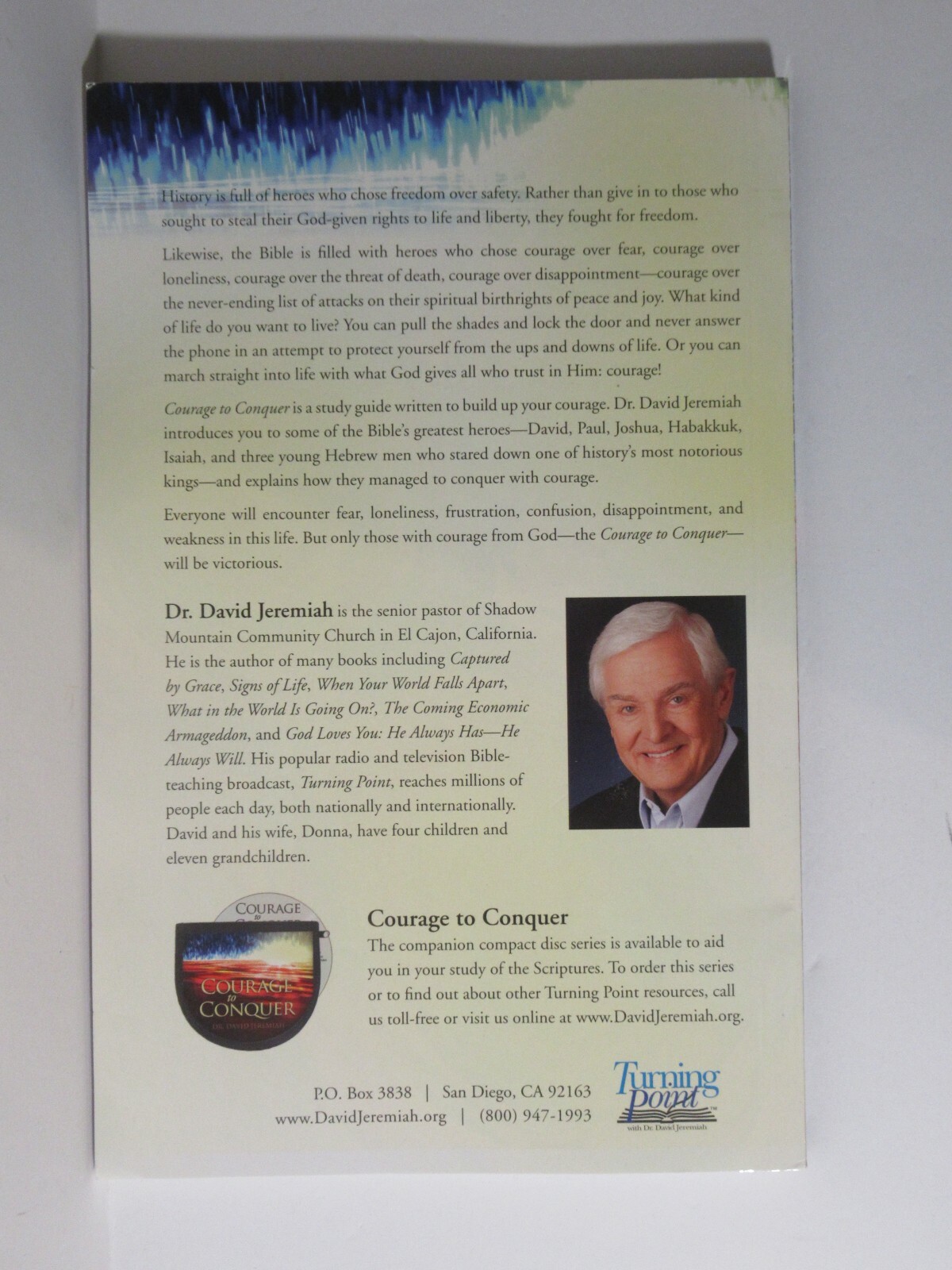 David Jeremiah – Courage to Conquer – Study Guide – Paperback