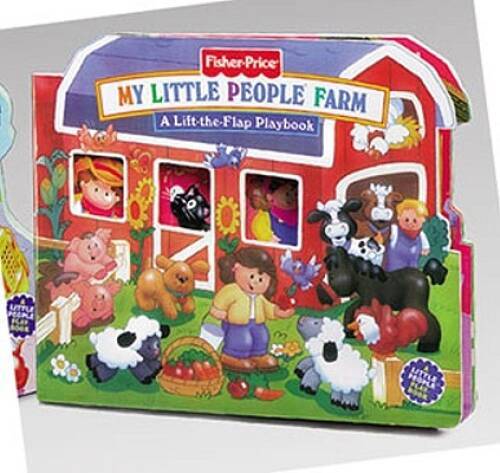 Fisher Price My Little People Farm (Lift the Flap Playbooks) – Board book – GOOD