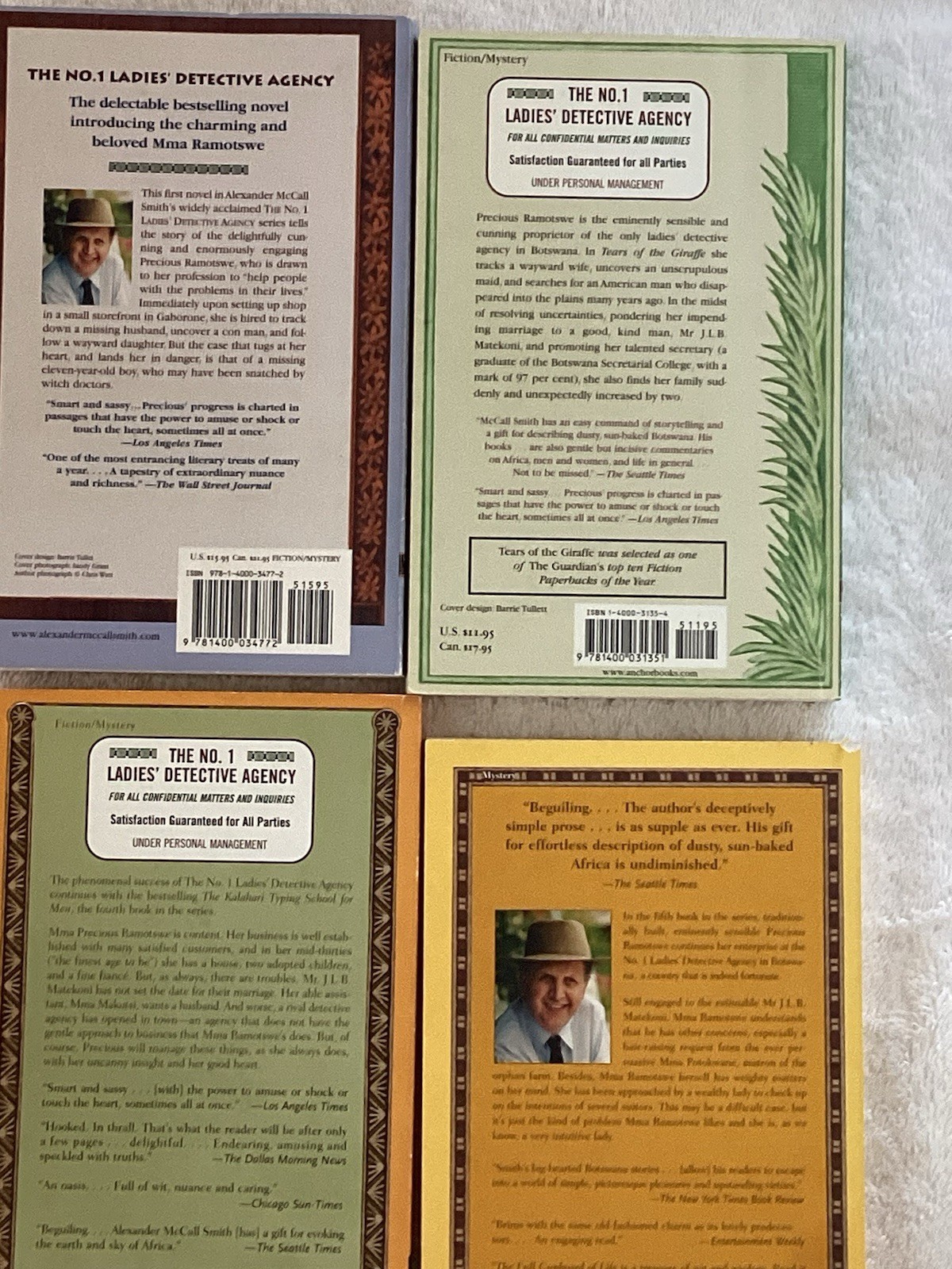 14 Books:AlexanderMcCall Smith, The No.1 Detective Series, See Descrip For Title