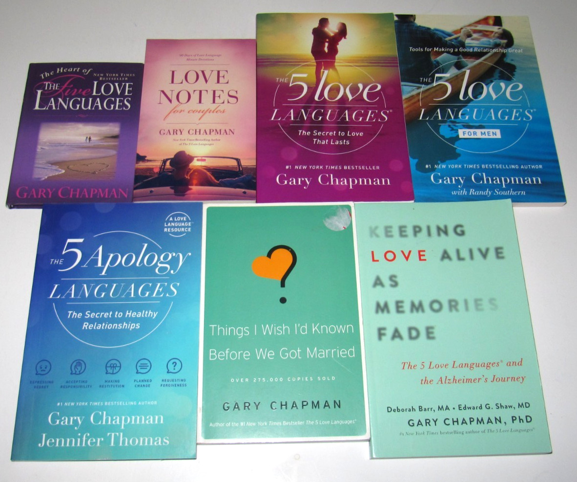 Lot of 7 books by Gary Chapman TPB/HB The Five Love Languages & more