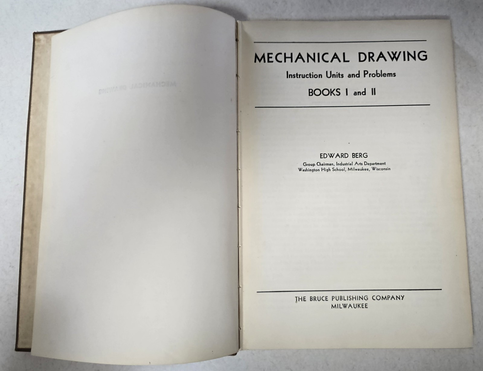 Mechanical Drawing by Edward Berg 1942