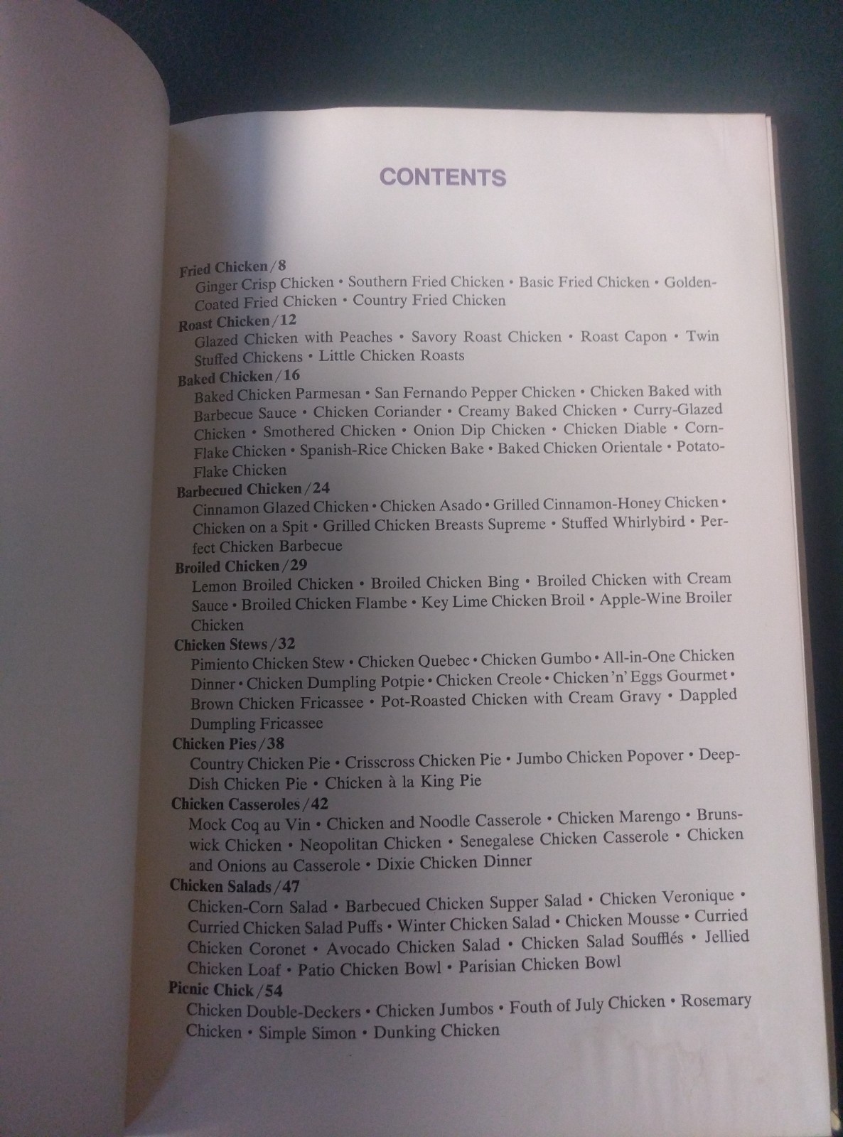 Vintage 1968 Family Circle Great Chicken Recipes Hardcover Cookbook First Editio