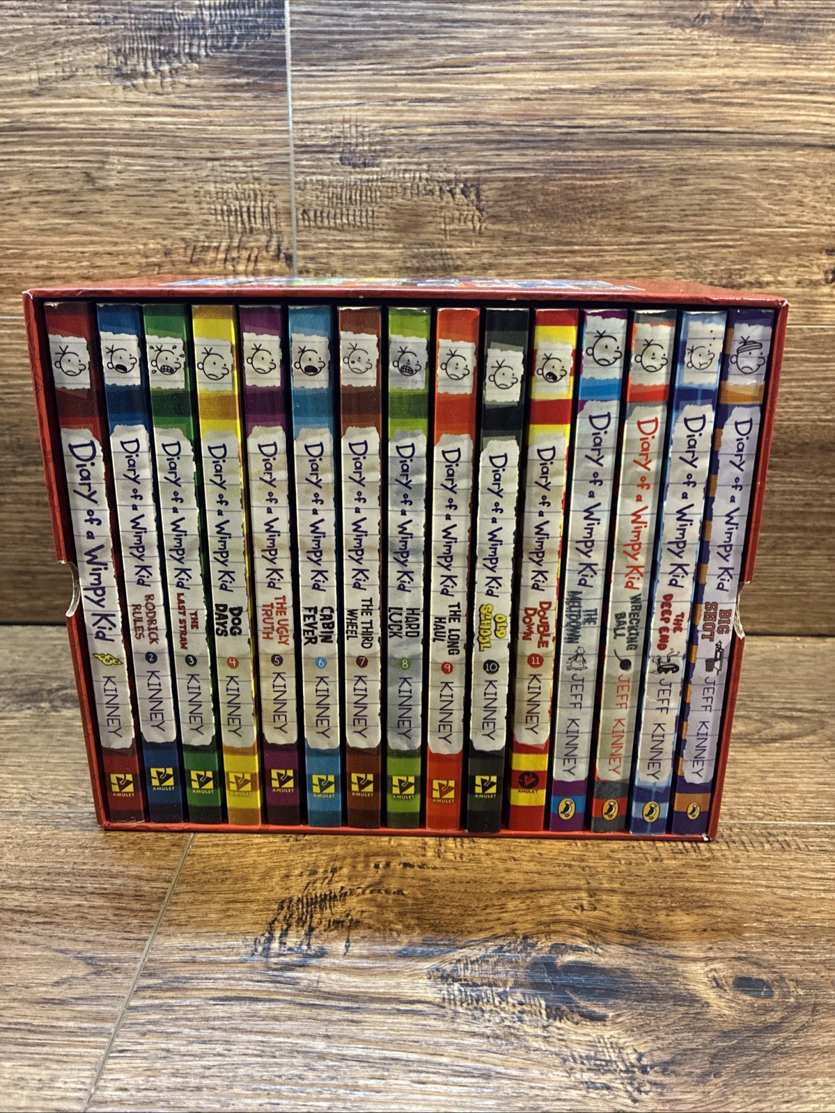 Diary of a Wimpy Kid Books 1-16 Box Set by Jeff Kinney Illustrated Missing One