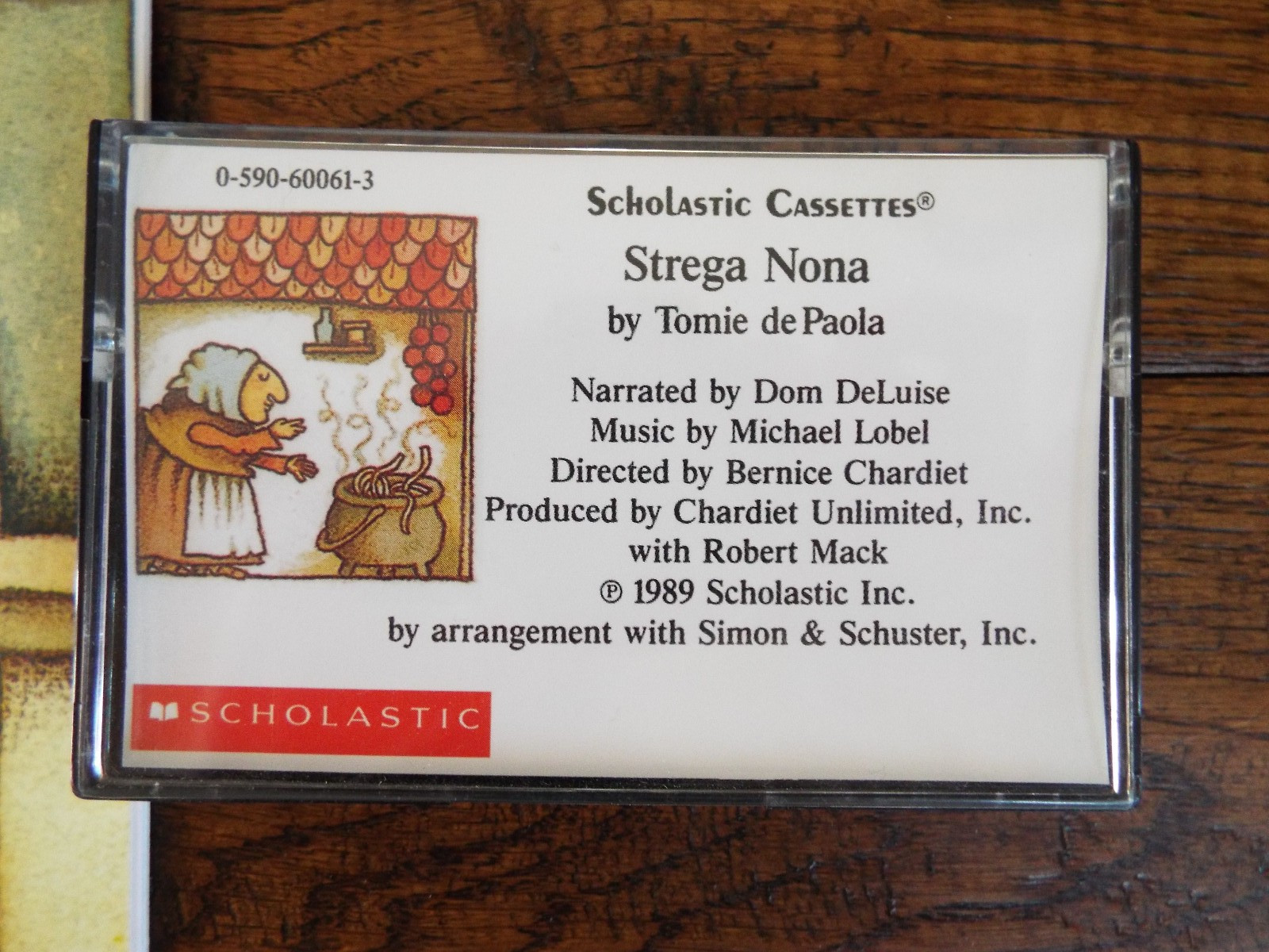 Lot 5 Strega Nona Books and Cassette by Tomie DePaola Guided Reading Audiobook
