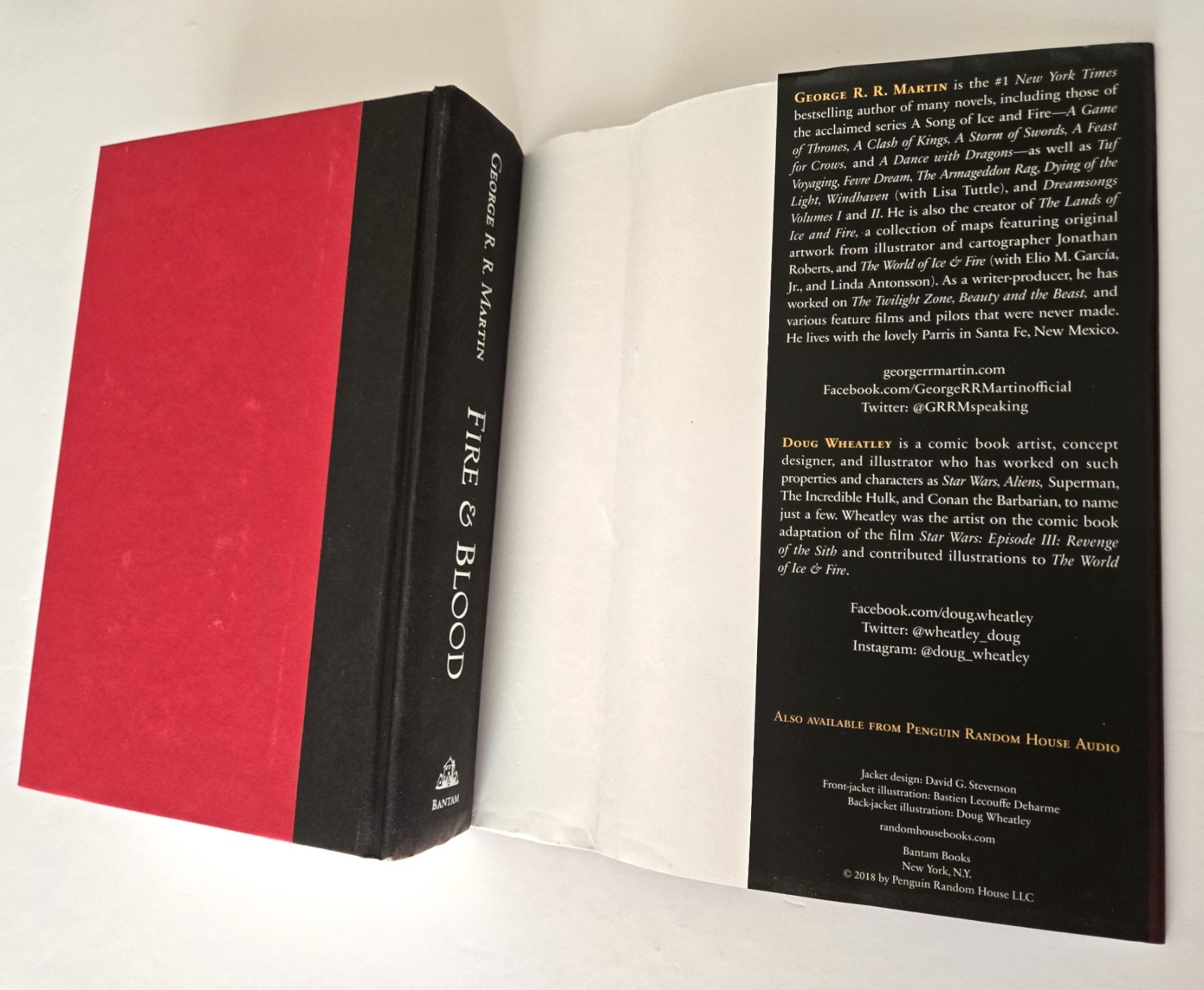 Fire and Blood by George R. R. Martin HC 2018 First Edition 1st Printing Prequel
