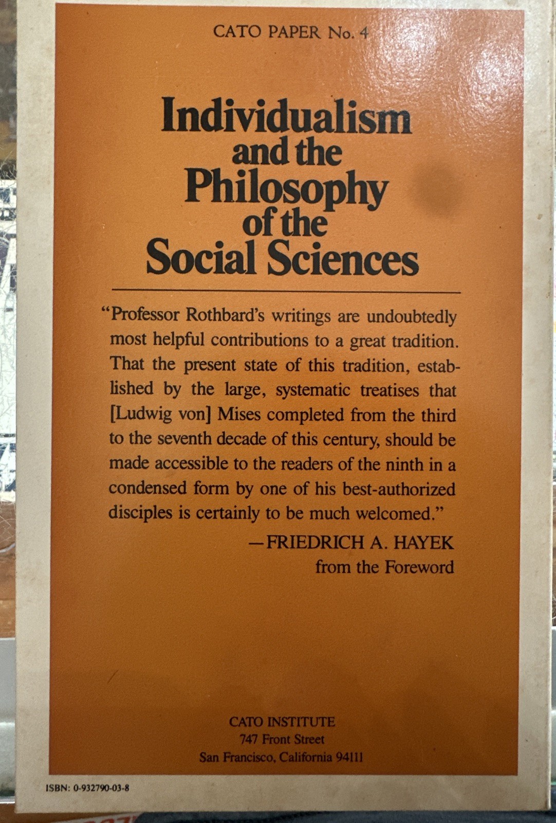 Individualism and the Philosophy of the Social Sciences