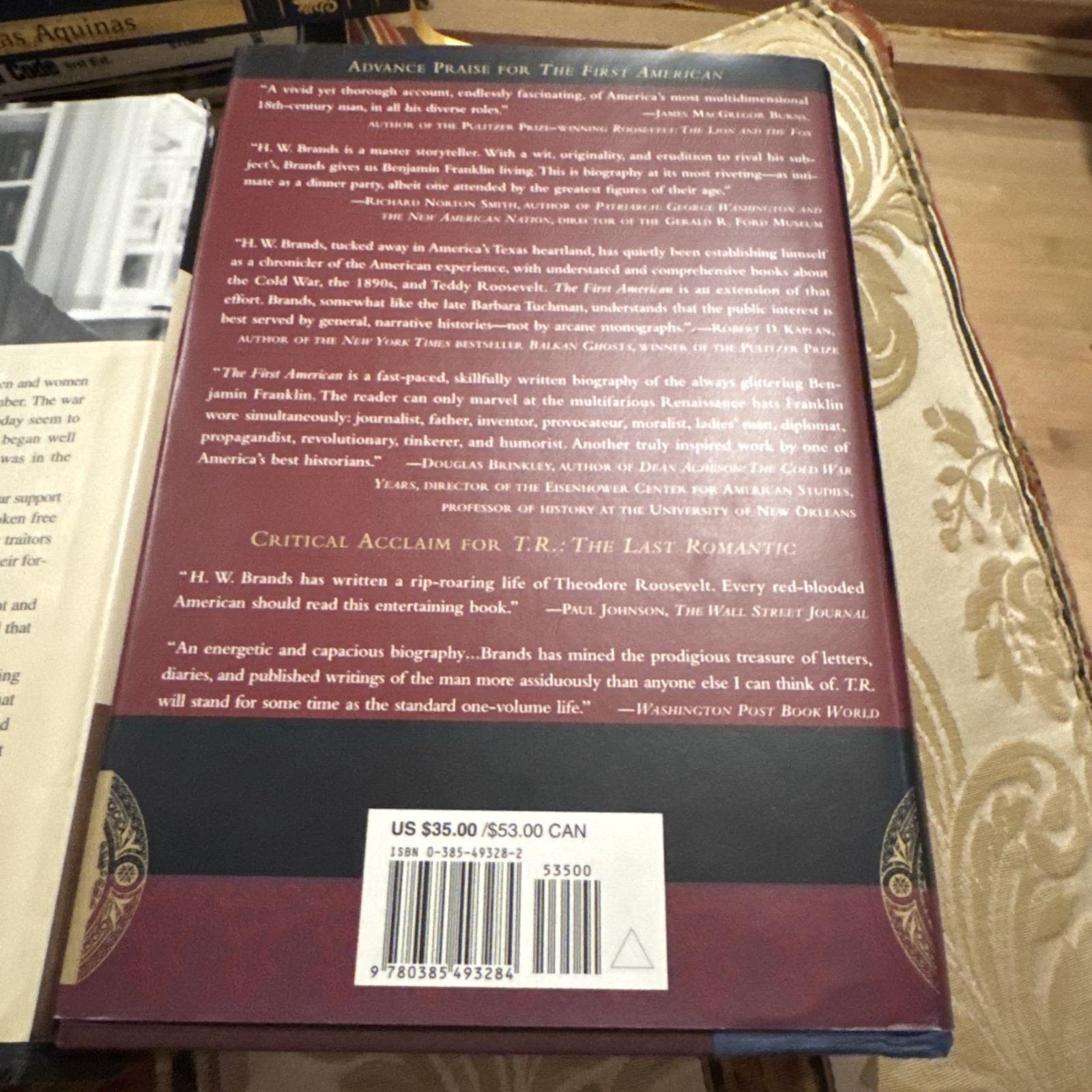 John Adams by David McCullough & The First American-very Good Cond