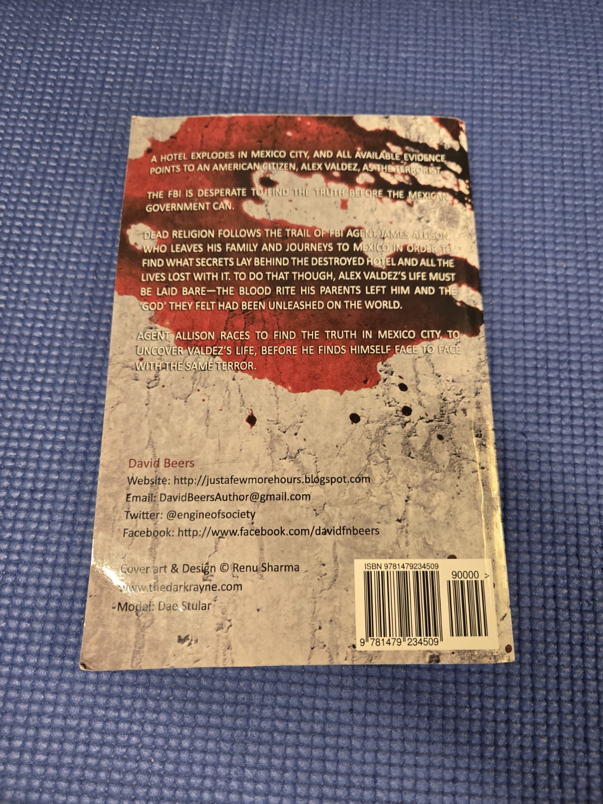 Dead Religion: A Novel by David Beers, a thriller/horror Paperback Book