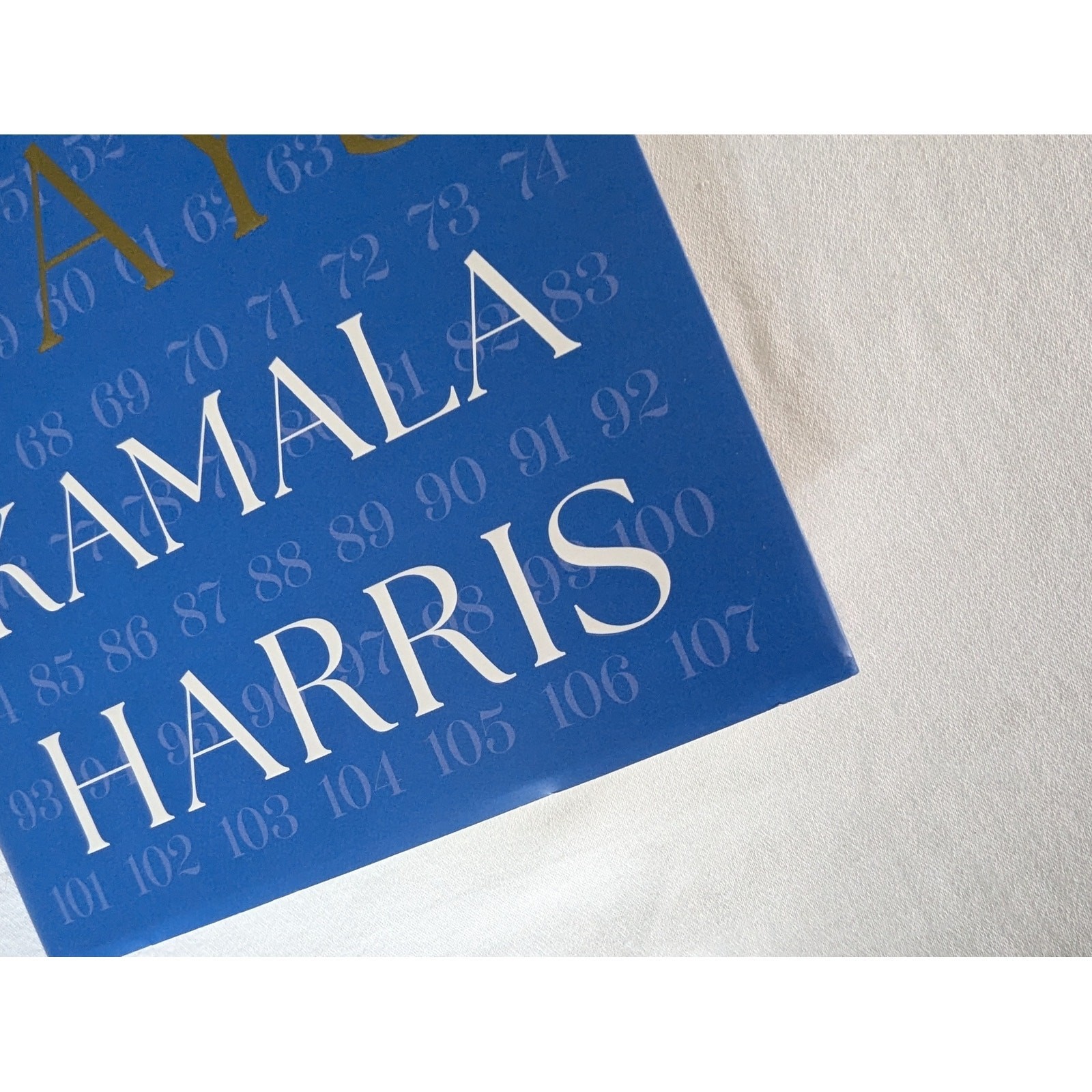Kamala Harris SIGNED Book 107 Days Vice President FIRST EDITION Hardcover New