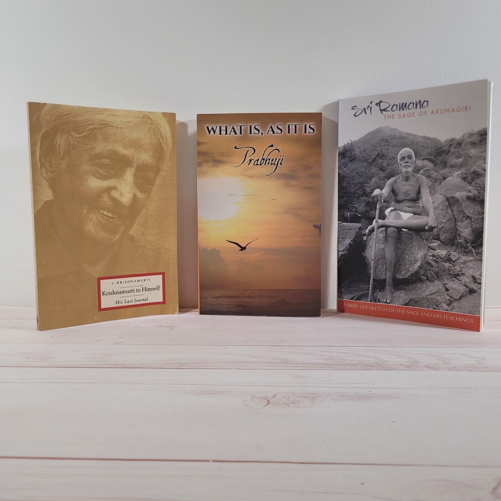 Ramana Maharshi The Sage Prabhuji What is as it is Spiritual Books Lot of 3