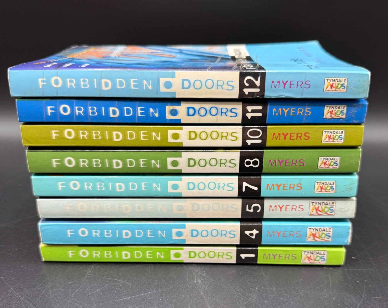 Lot of (8) Forbidden Doors by Bill Myers Softcover Bundle
