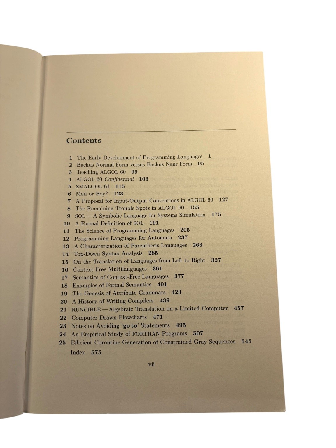 Selected Papers on Computer Languages Donald E. Knuth 2003 CSLI Paperback