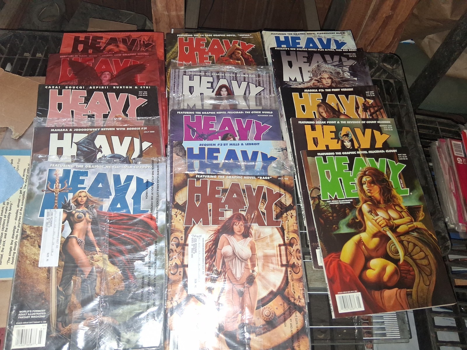 HEAVY MEDAL LOT OF 15…… BRAND NEW