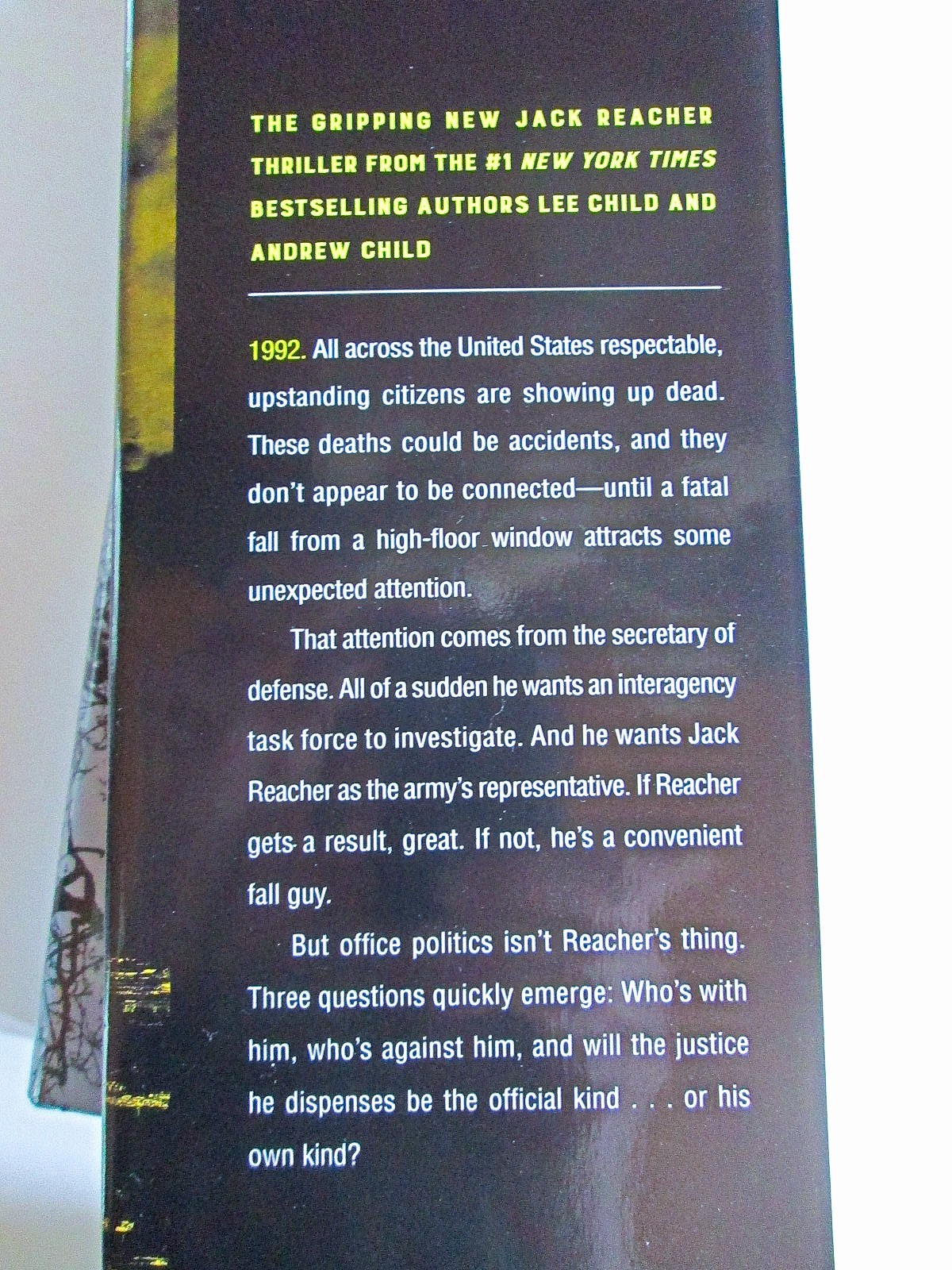 Lee Child Jack Reacher Books, Lot of 7, Hard and Soft Cover Mix, Thriller Action