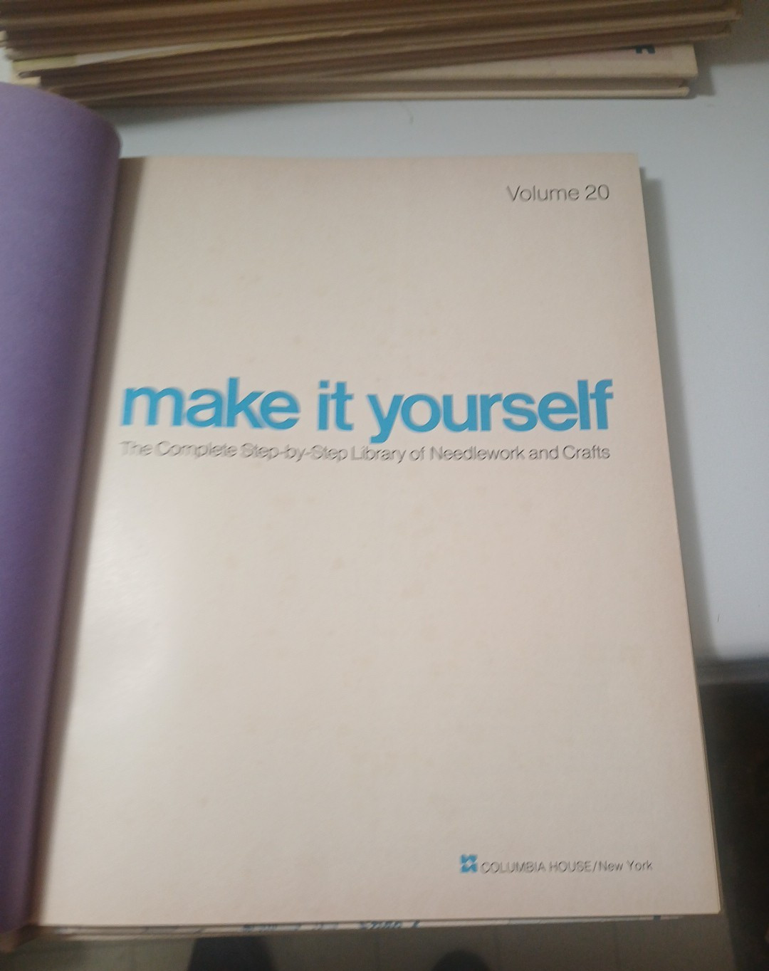 1970’s Make It Yourself Complete Step By Step Needlework & Crafts Book Set