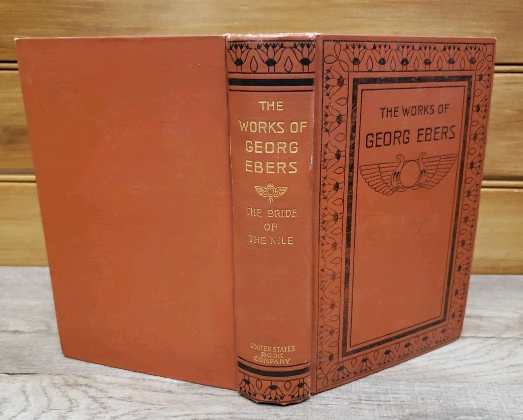 The Historical Romances of Georg Ebers Lot Of 5 From Late 1800s HC
