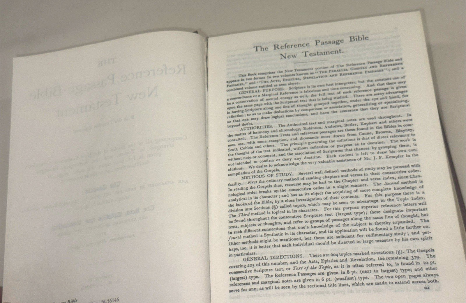 The Reference Passage Bible LOGOs New Testament with Old Testament References