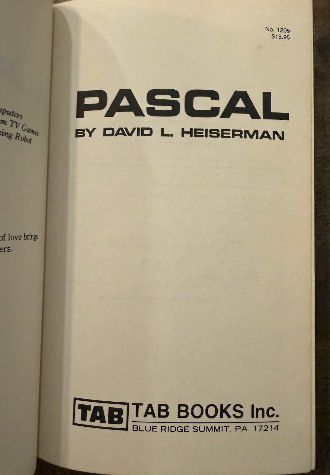 Lot Of 5 TAB Computer Books PASCALN BASIC GRAPHICS MICROPROCESSOR PROGRAMS