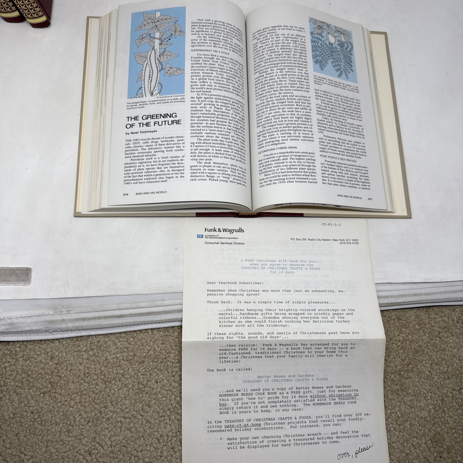 Funk and Wagnalls Science Yearbook 5 Hardcover Supplement Volume Lot 1980 – 1984