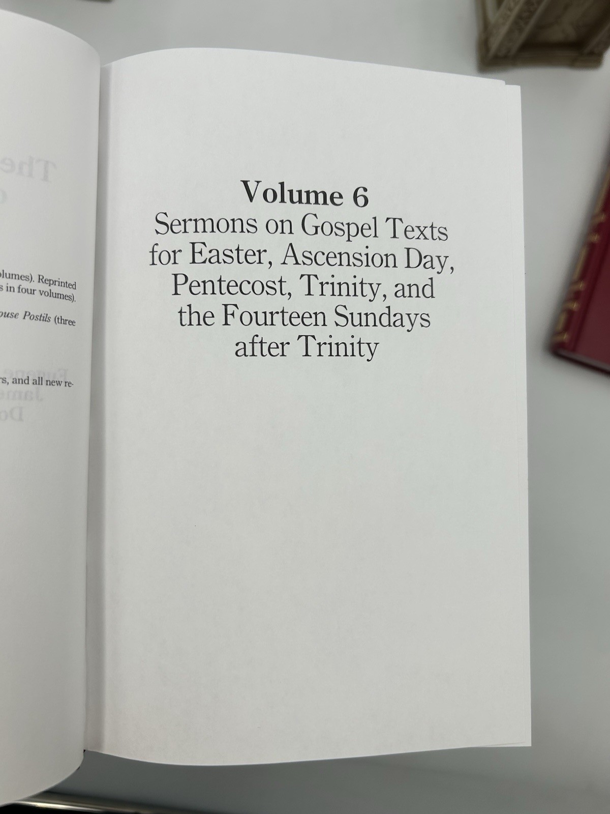Complete Sermons of Martin Luther 7 Volumes Full Set Hardcover Red & Gold Baker