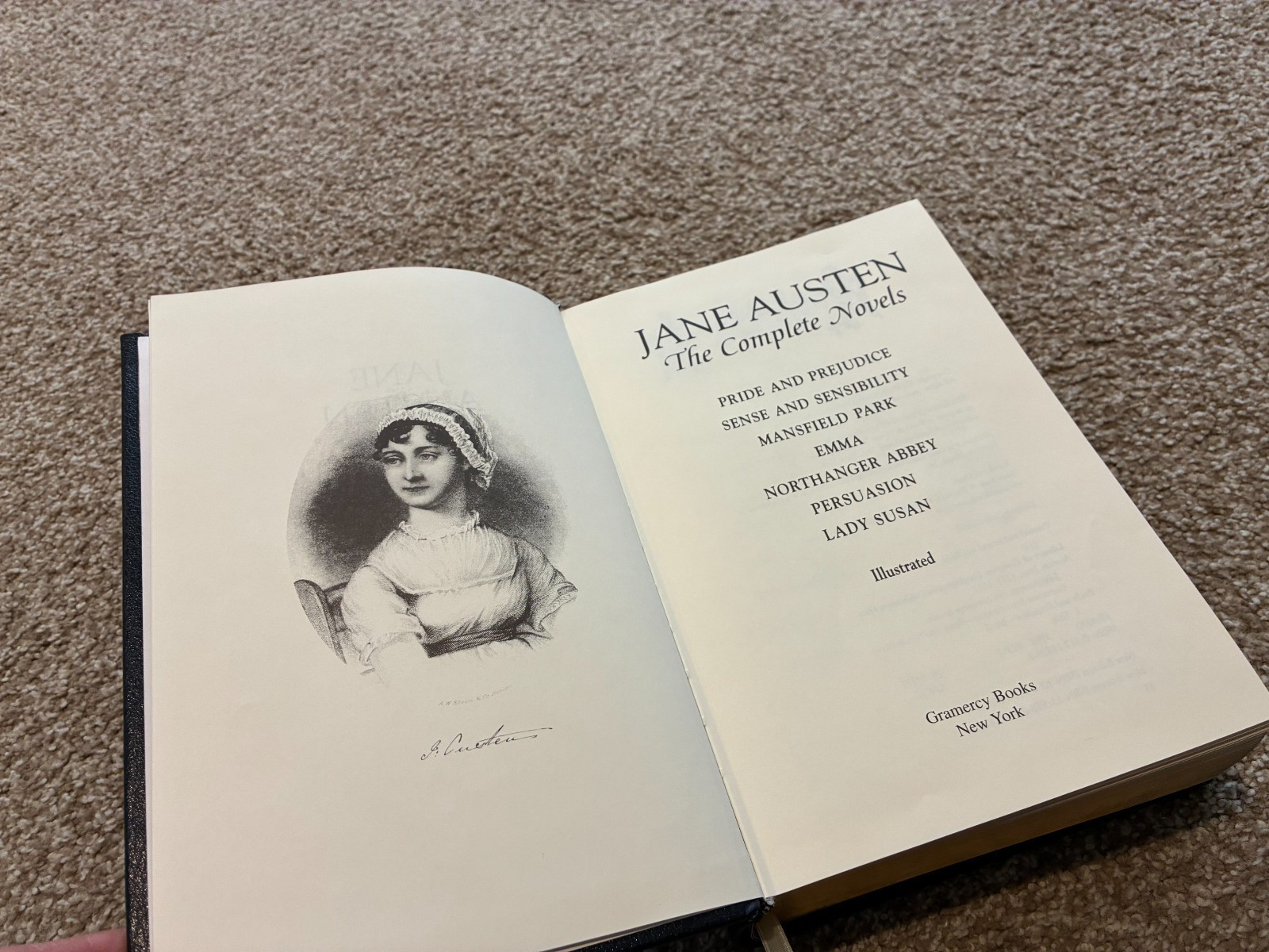 Jane Austen – The Complete Novels – RARE 1981 Leather Bound Gilded Edge Book Set