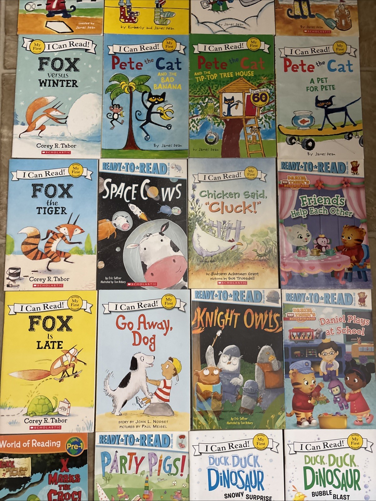 Lot of 20 BOY Pre Level 1 Readers Learn to read Kids Books reading Children