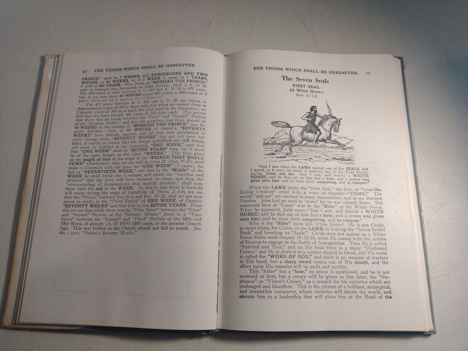 Clarence Larkin Prophecy Lot Book of Revelation 1919 & Book of Daniel 1929