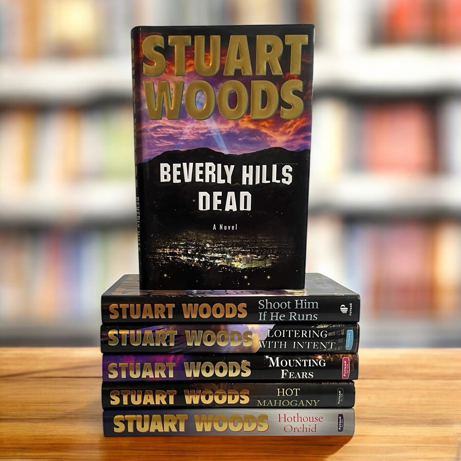 Stuart Woods Thriller Mystery Suspense Novel Book Set 6 Books Bundle Hardcover