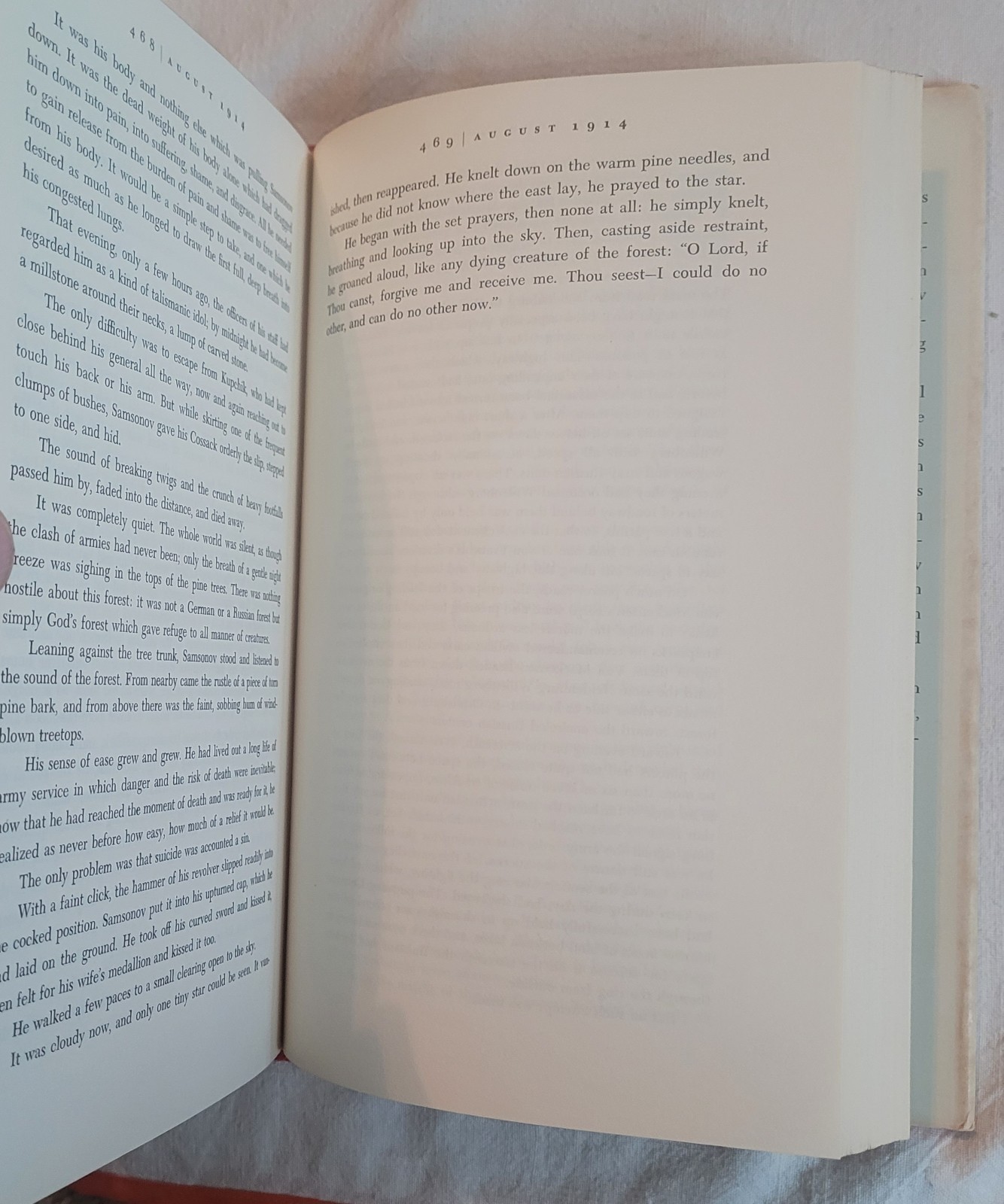 AUGUST 1914 Alexander Solzhenitsyn 1972 Ed. Hardcover Dust Jacket FARRAR STRAUS
