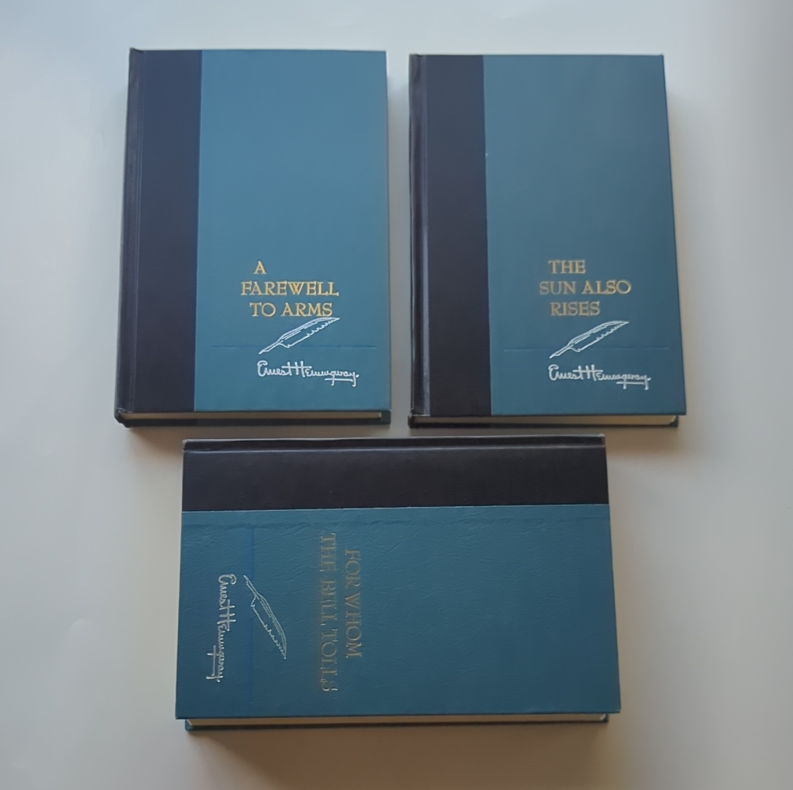 VTG Ernest Hemingway 3 Book Set: Farewell to Arms For Whom The Bell Tolls & More