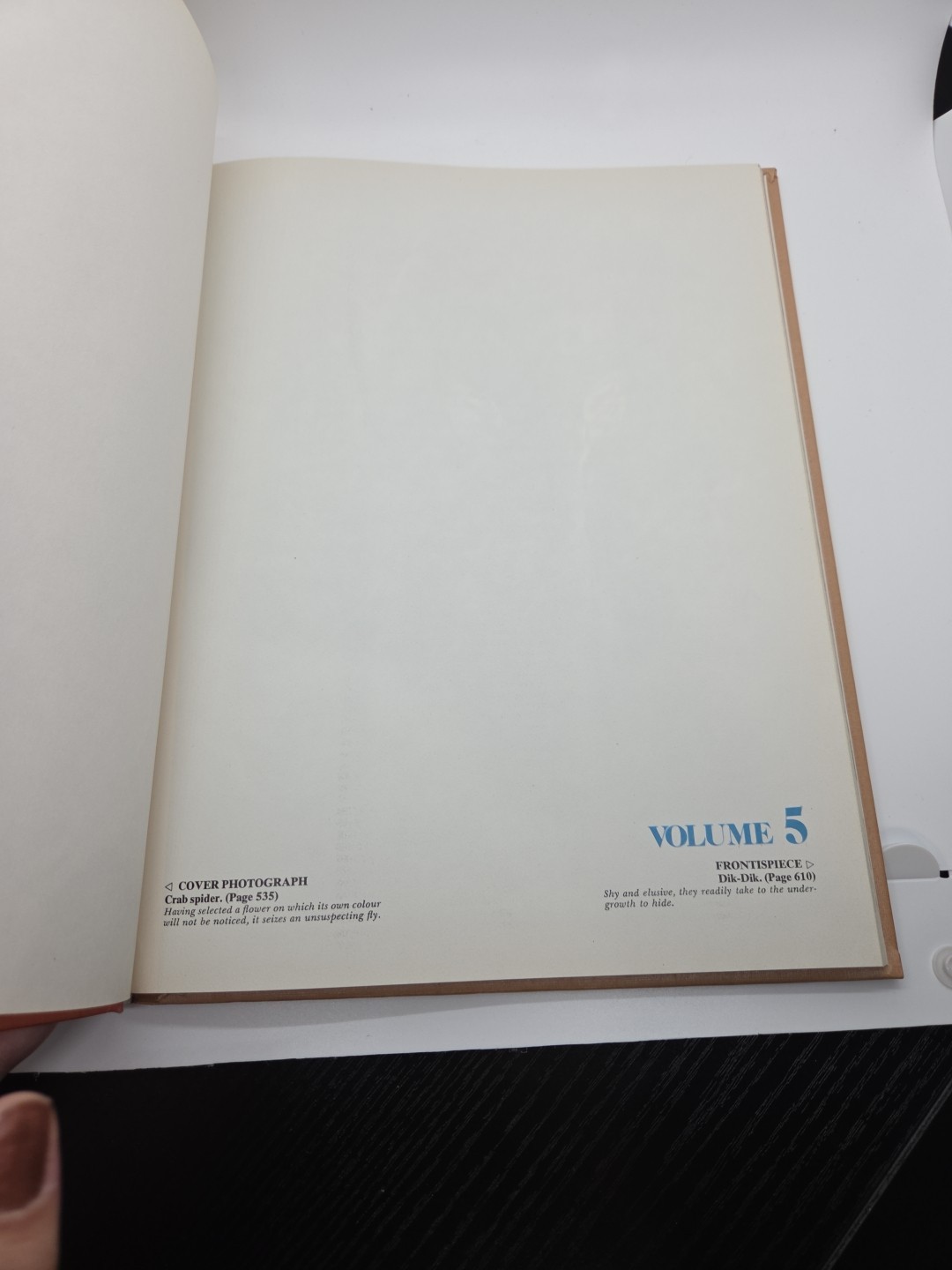 Vintage Funk and & Wagnalls Wildlife Encyclopedia Volume 5 Hardcover 1974