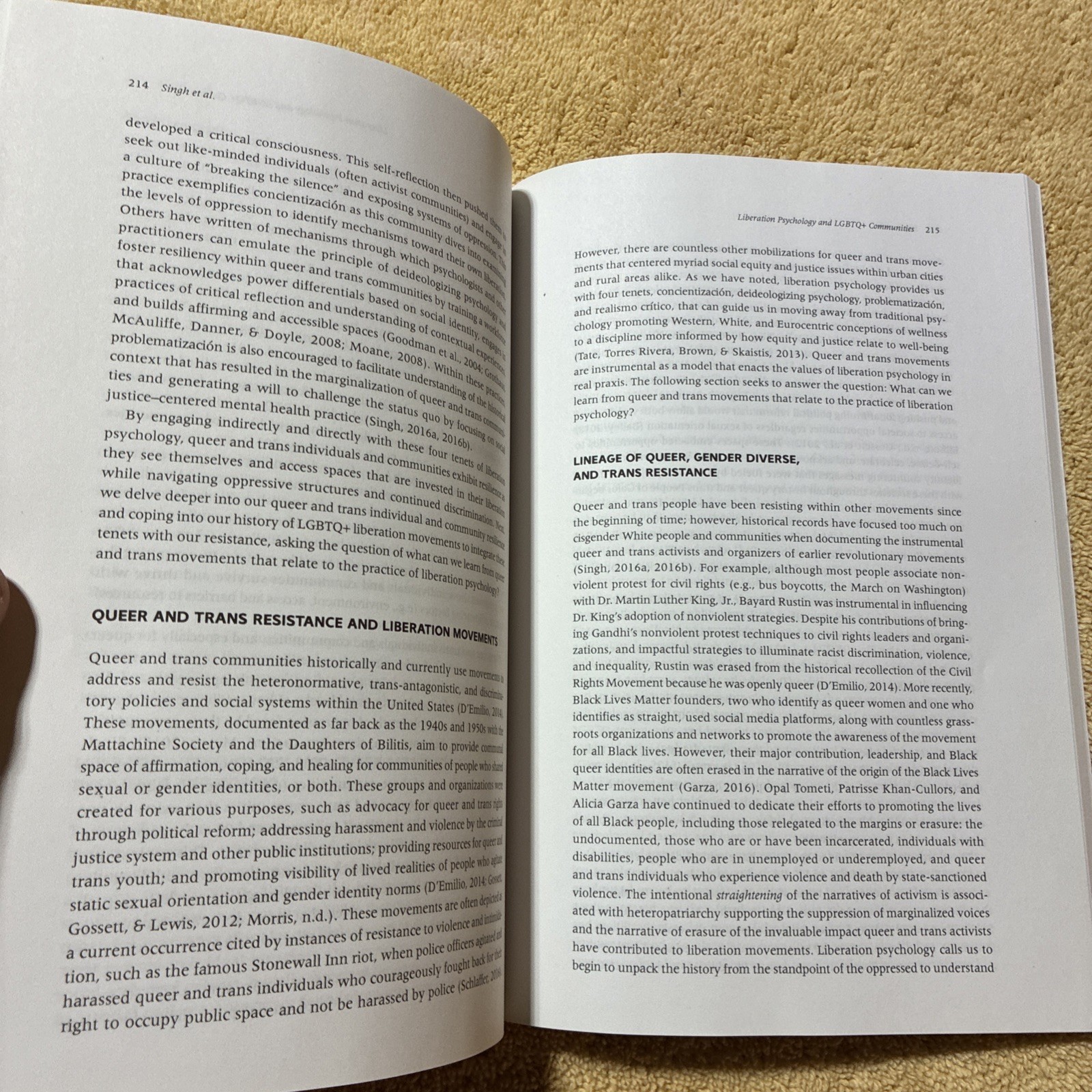 Liberation Psychology: Theory, Method, Practice, and Social Justice (Cultura…