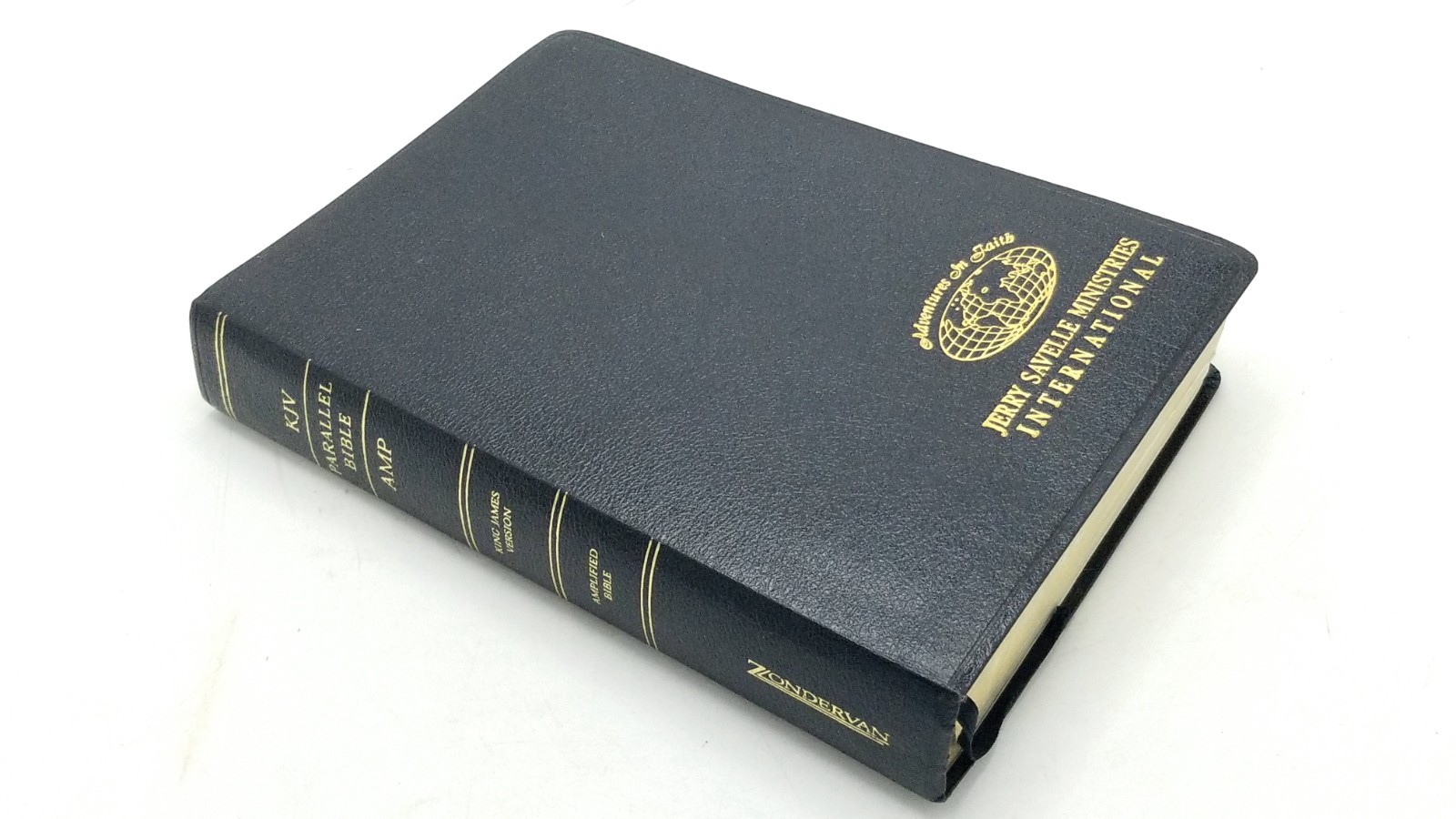 KJV Amplified AMP Parallel Bible by Zondervan Staff (1995, Leather)