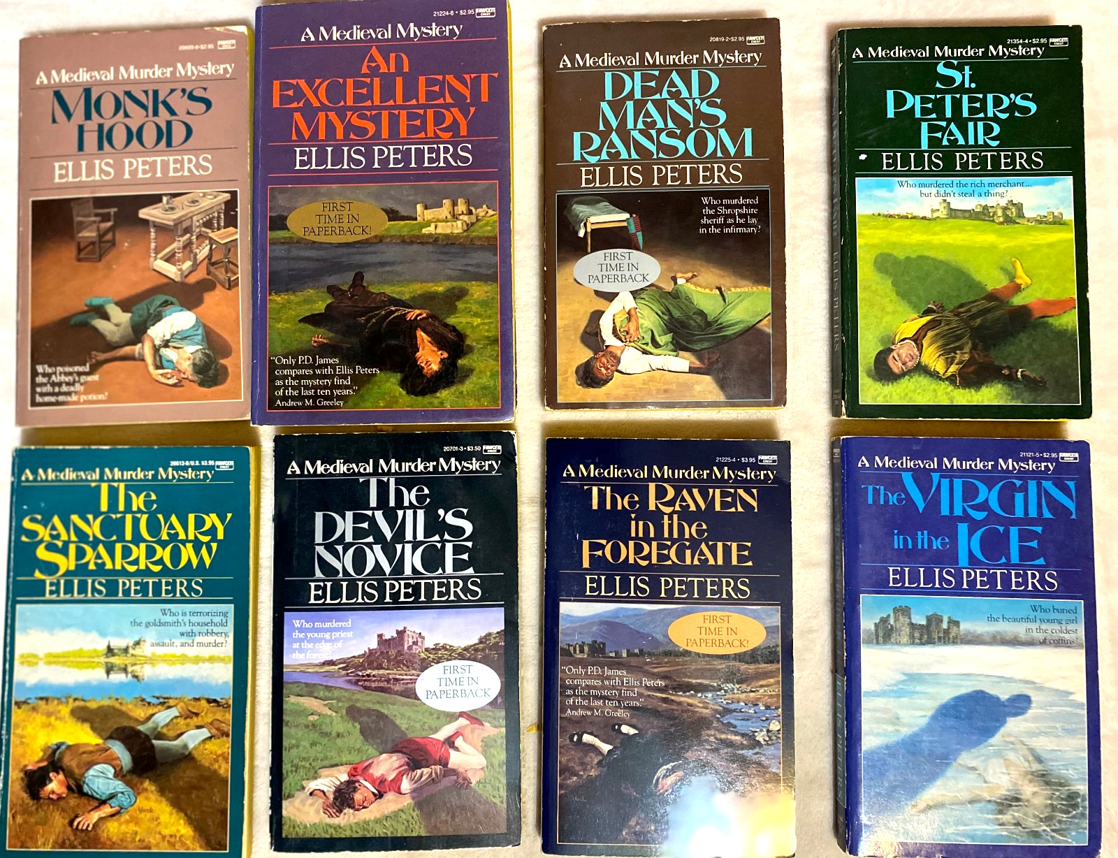 Ellis Peters Brother Cadfael Mysteries CHOOSE YOUR TITLE: PB Good – Very Good