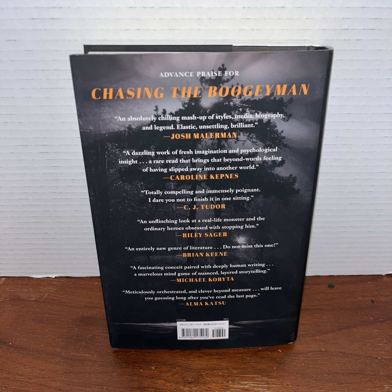 Chasing the Boogeyman – Richard Chizmar – 2021 HB – First Edition – Good Shape