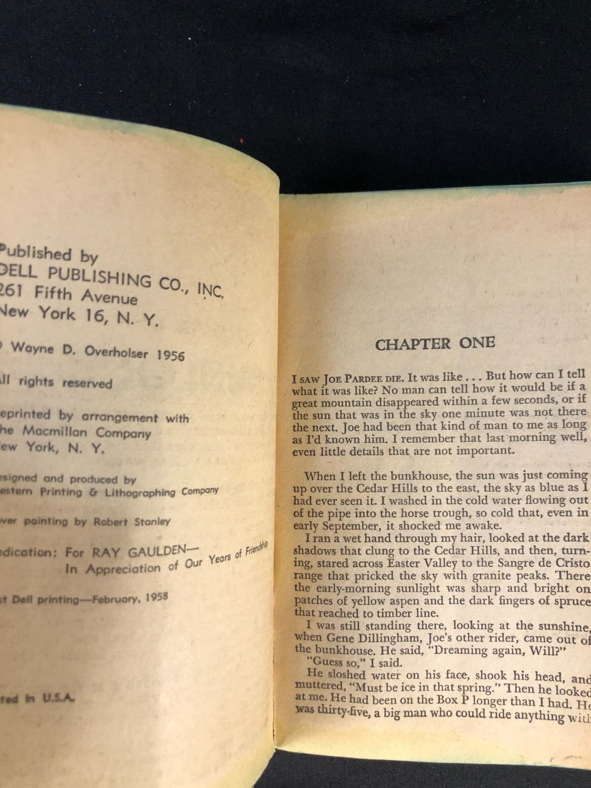 Vintage Western & Adventure Stories Paperback Novels Dell Ballantine Popular Lib