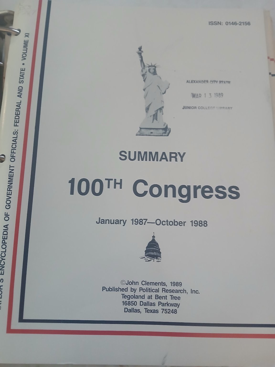 Taylor’s Encyclopedia of Government Officials Federal & State Supplements