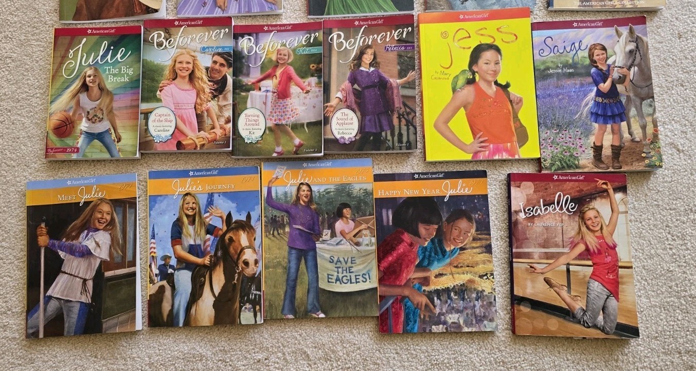 American Girl Paperback Books Various Characters Titles (Lot Of 21)