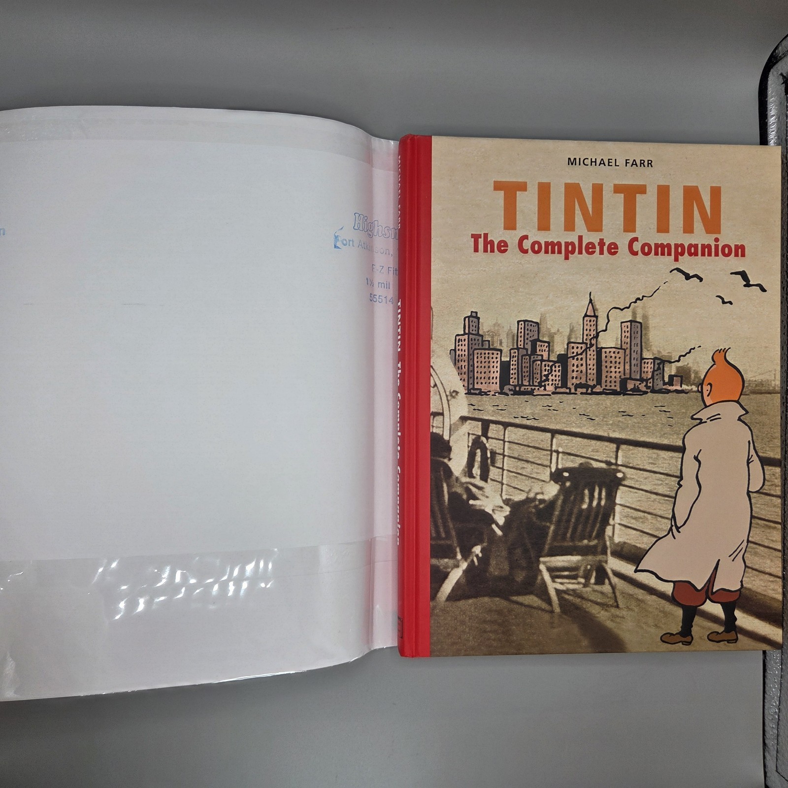 Tintin: The Complete Companion by Michael Farr, Herge, HCDJ 2006 Like New