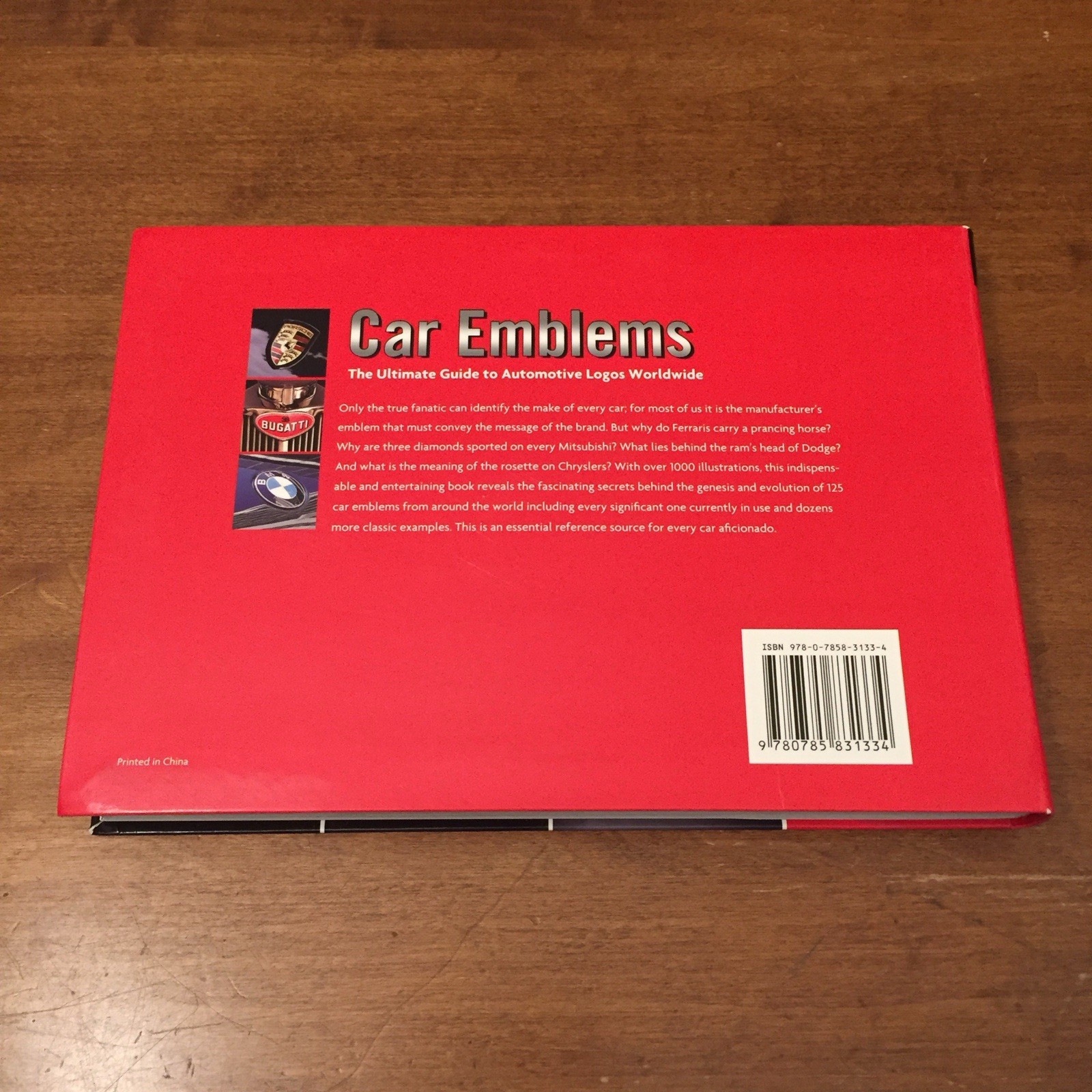 Car Emblems: Guide to Car Logos by Giles Chapman 2015 Chartwell Flexibound Good+
