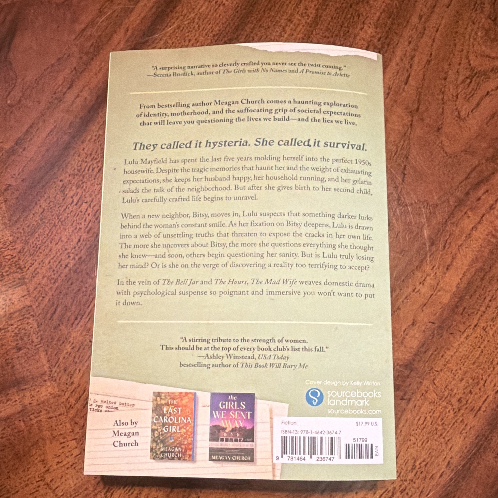 The Mad Wife: A Novel Meagan Church Trade Paperback 2025 Sourcebooks