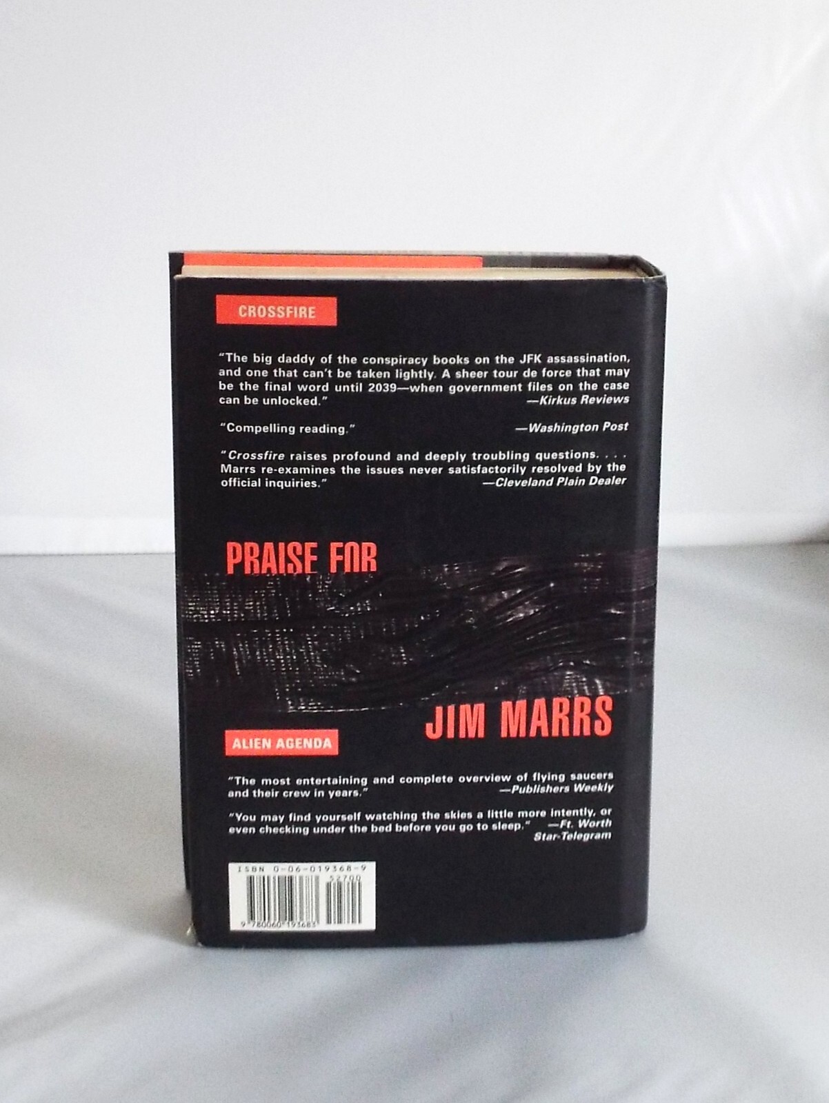Rule by Secrecy Jim Marrs SIGNED Hardback with Dust Jacket Very Good Condition