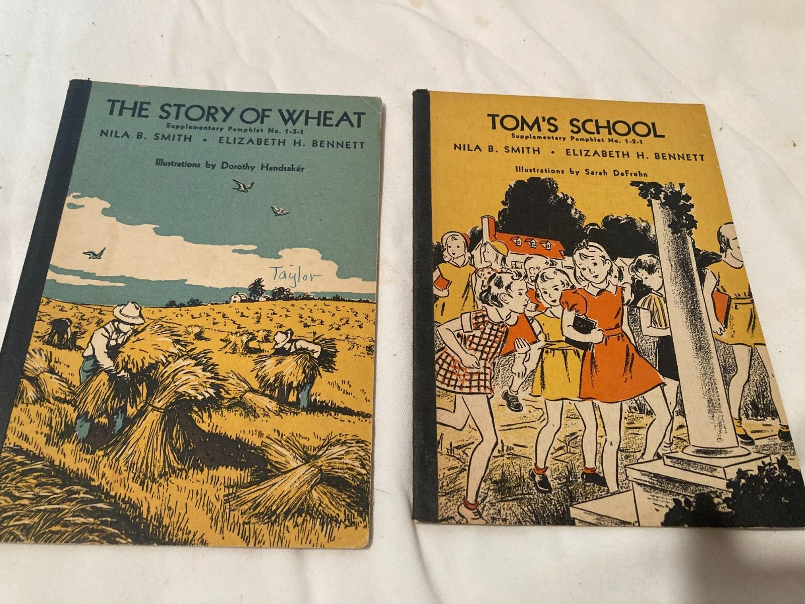 Vintage 1930’s Silver Burdett Co. Supplementary Reading Pamphlet Books