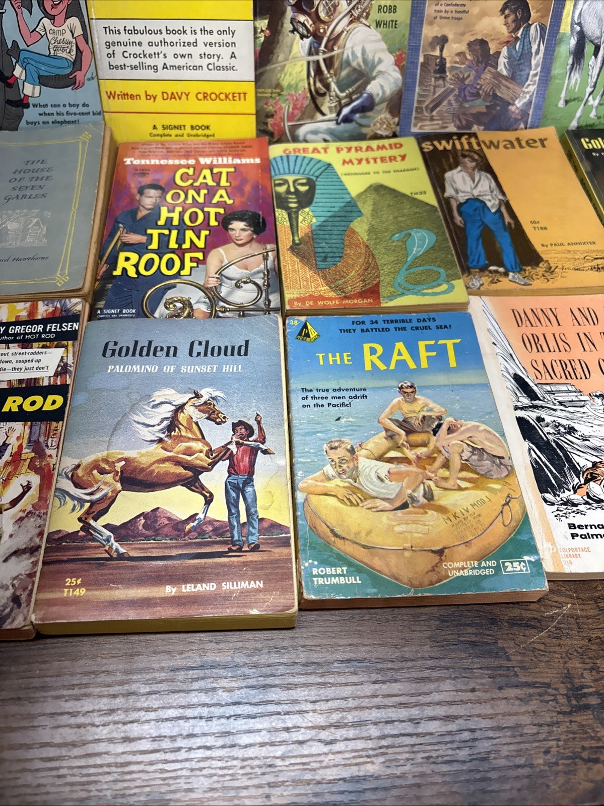 Vintage Paperback Book Lot Of 20 1950s-70s Western Adventure Mystery Classics