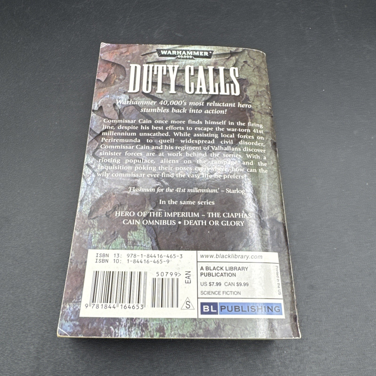 Duty Calls by Sandy Mitchell Warhammer 40k 2007 PB