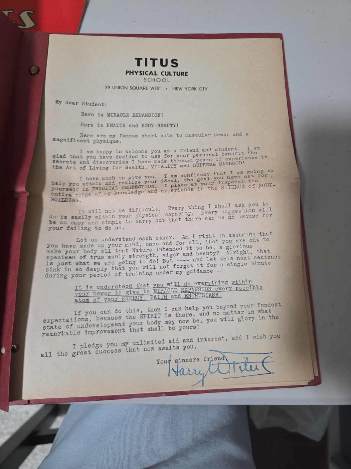 Vintage Strength Training Book And Exercises 1930s Miracle In Muscles New York