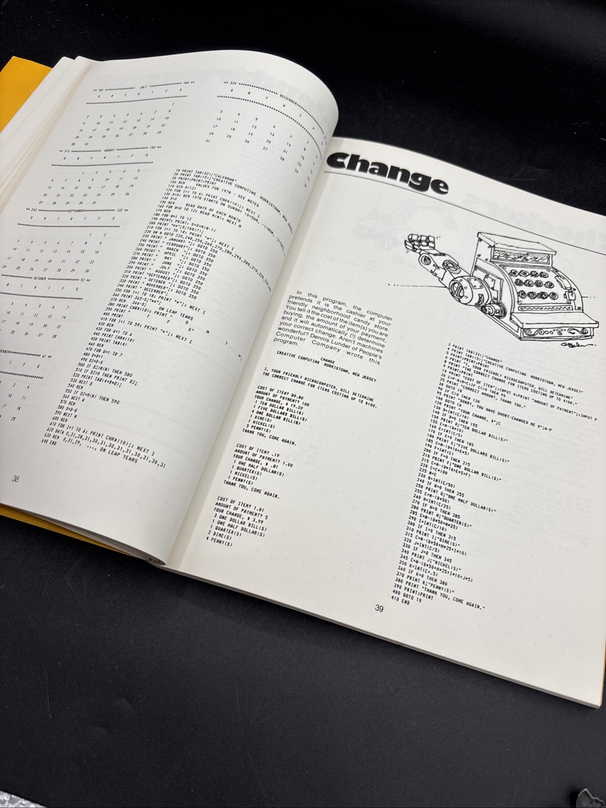 Basic Computer Games Microcomputer Edition David Ahi Early Home Computer 1st Ed