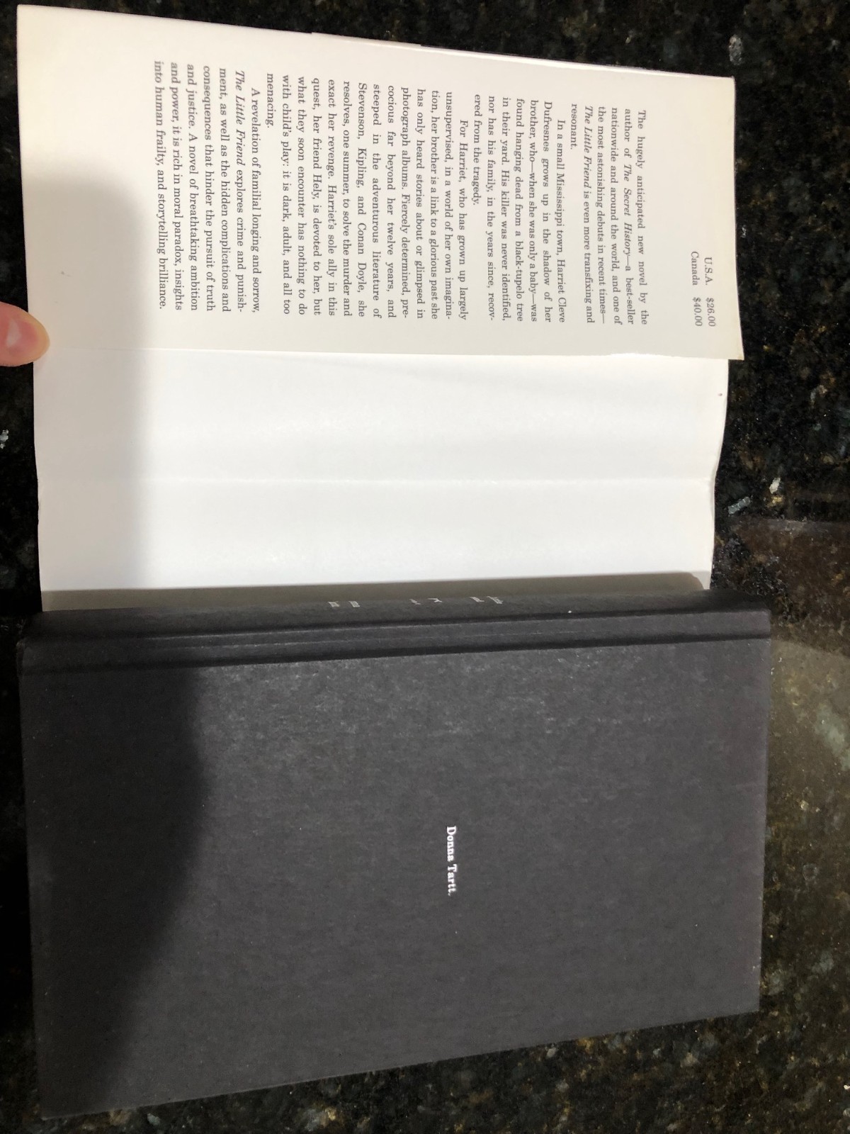THE LITTLE FRIEND by Donna Tartt FIRST EDITION Hardcover VG